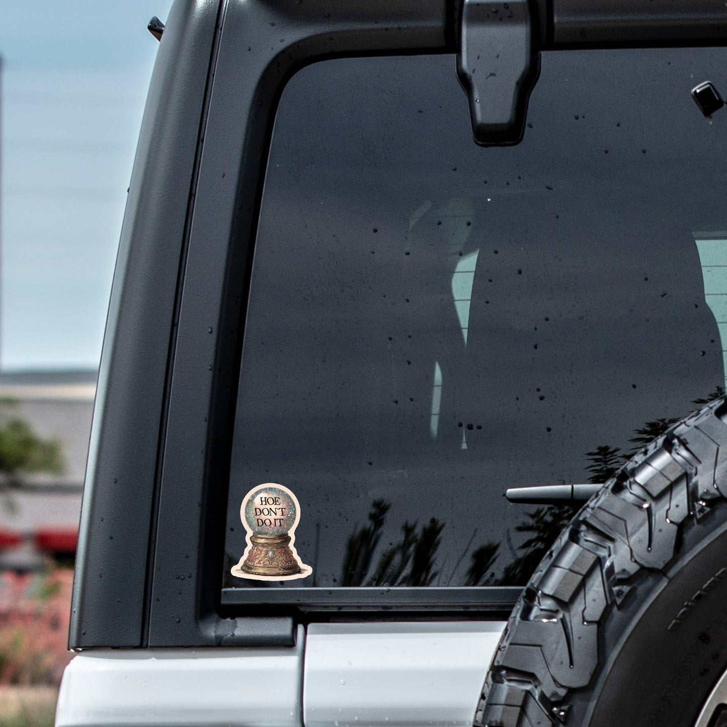 Omen Crystal Vinyl Sticker