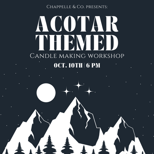 ACOTAR Themed Candle Making Experience
