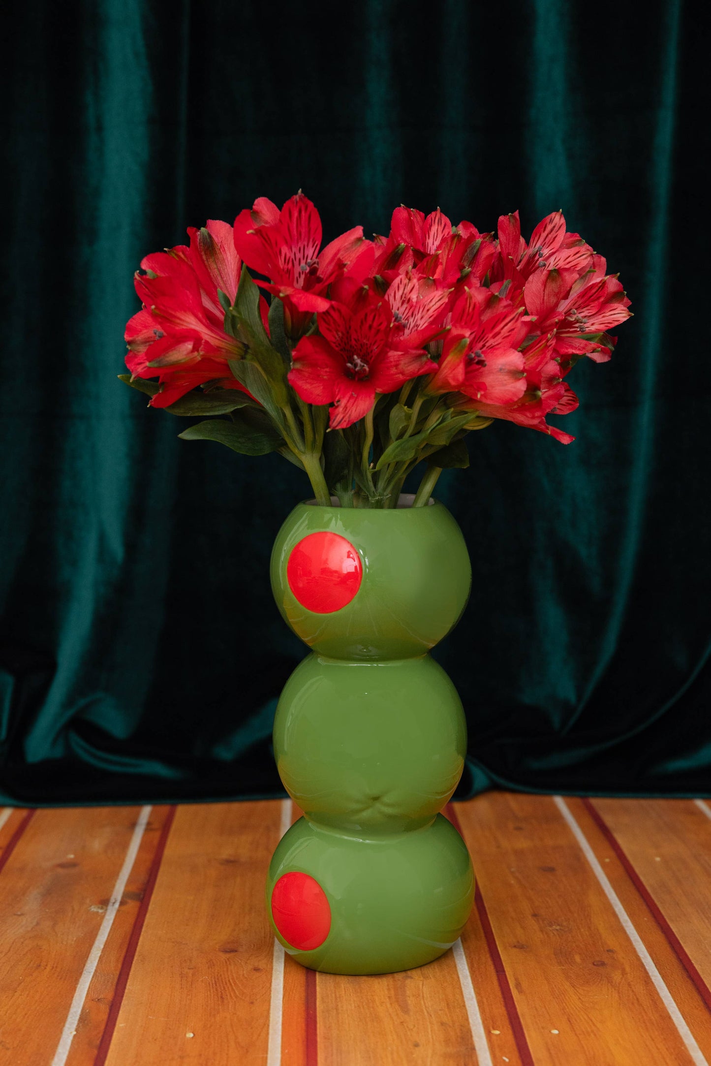 Olives Ceramic Vase