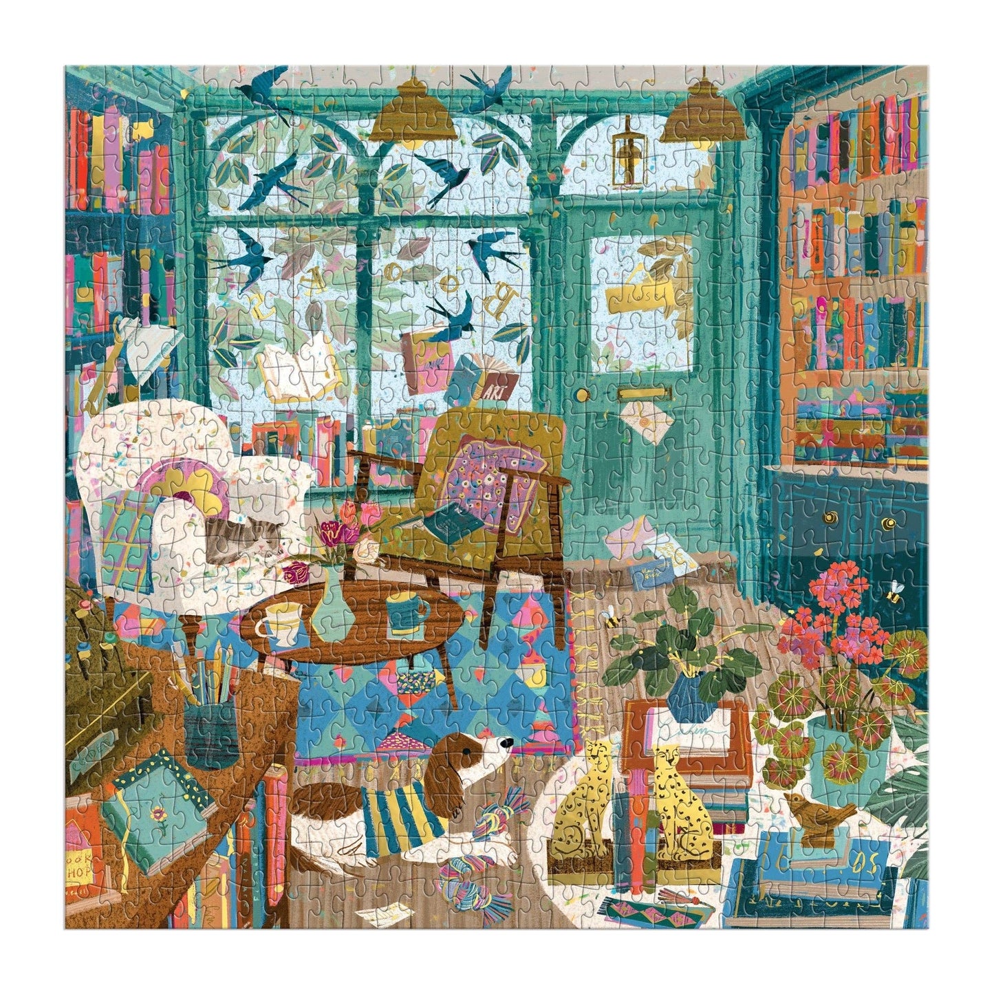 Bookshop Afternoon 500 Piece Foil Puzzle