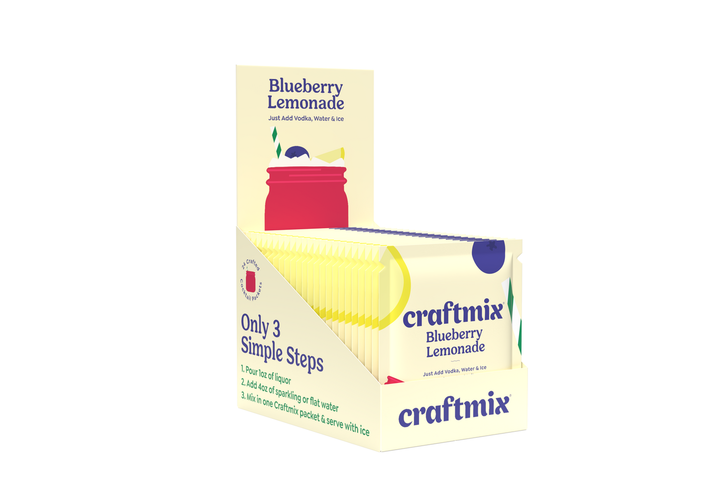 Blueberry Lemonade Cocktail / Mocktail Mixer\