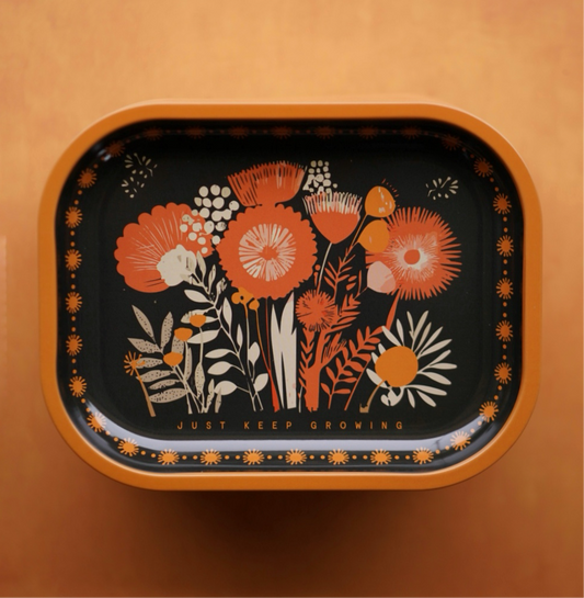‘Just Keep Growing' Tin Tray