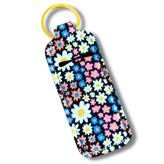 Lip Balm Keychain Holder - Darling Daisy