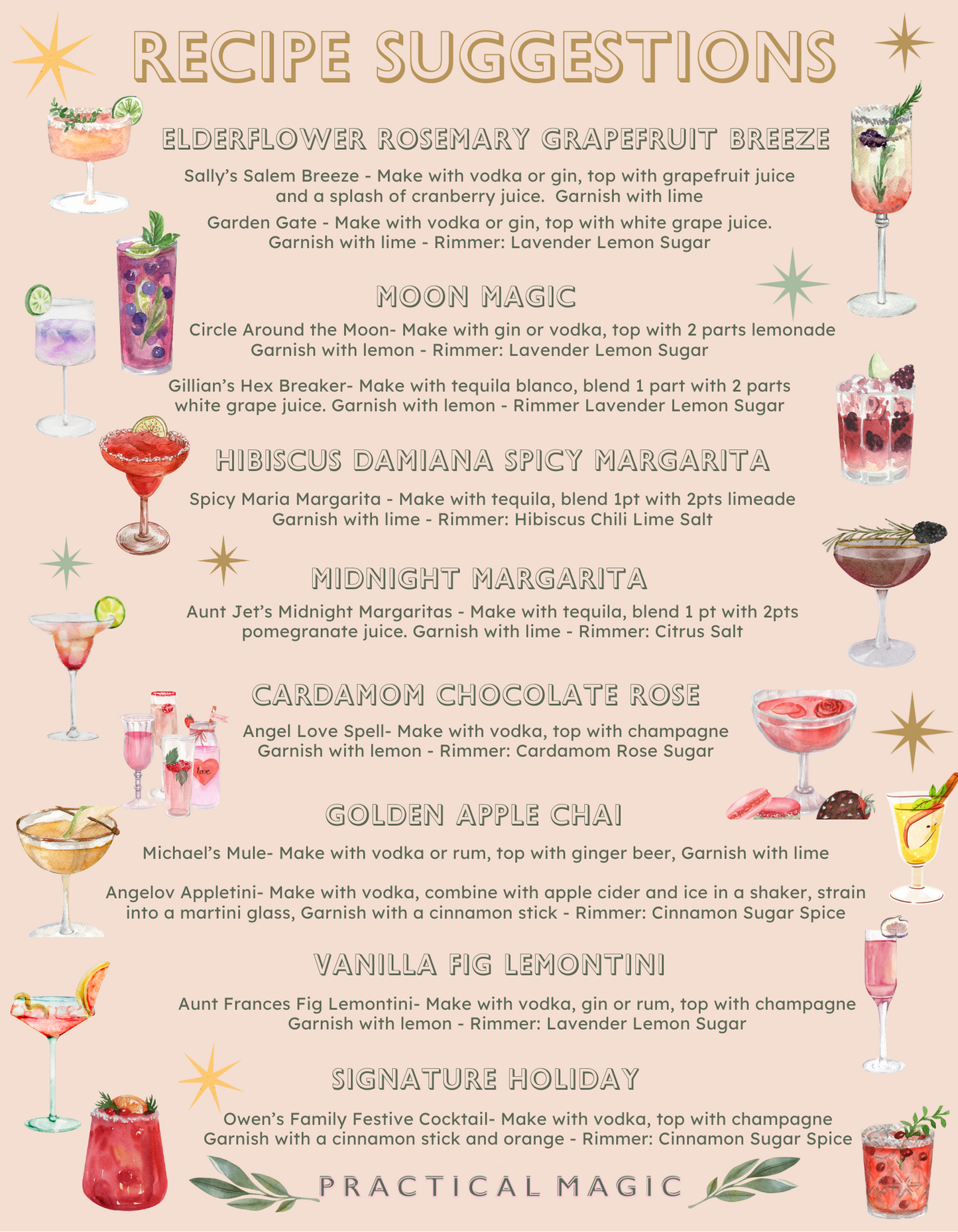 Moon Magic Martini Craft Cocktail Infusion