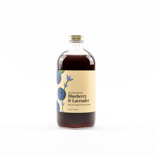 Blueberry and Lavender Cocktail Mocktail Mixer
