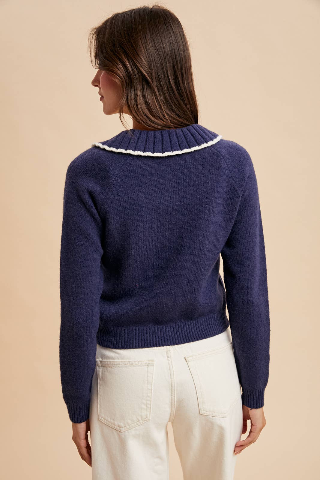 Doll Collar Bunny Cardigan